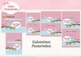 kit Embalagem Guloseimas Passarinhos