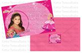 Convite Barbie Escola de Princesas