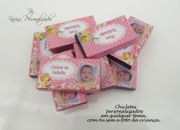 Chiclete personalizado Batismo