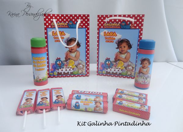 Kit Sacolinha Galinha Pintadinha