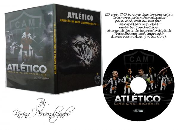 CD e/ou DVD personalizados com capa Galo