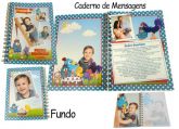 Caderno de Mensagens Galinha Pintadinha