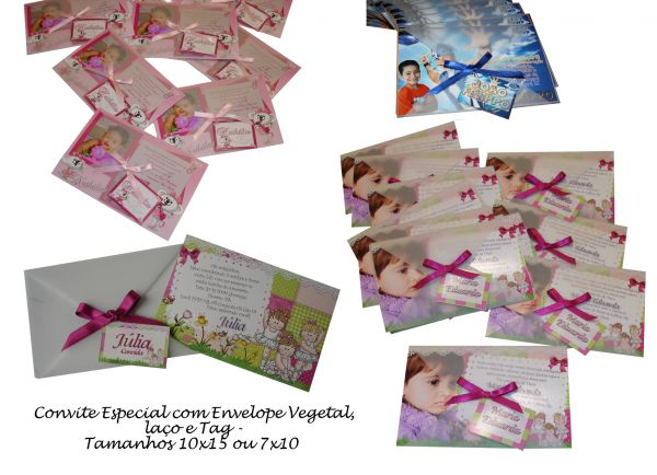 Convite Especial com Envelope Vegetal